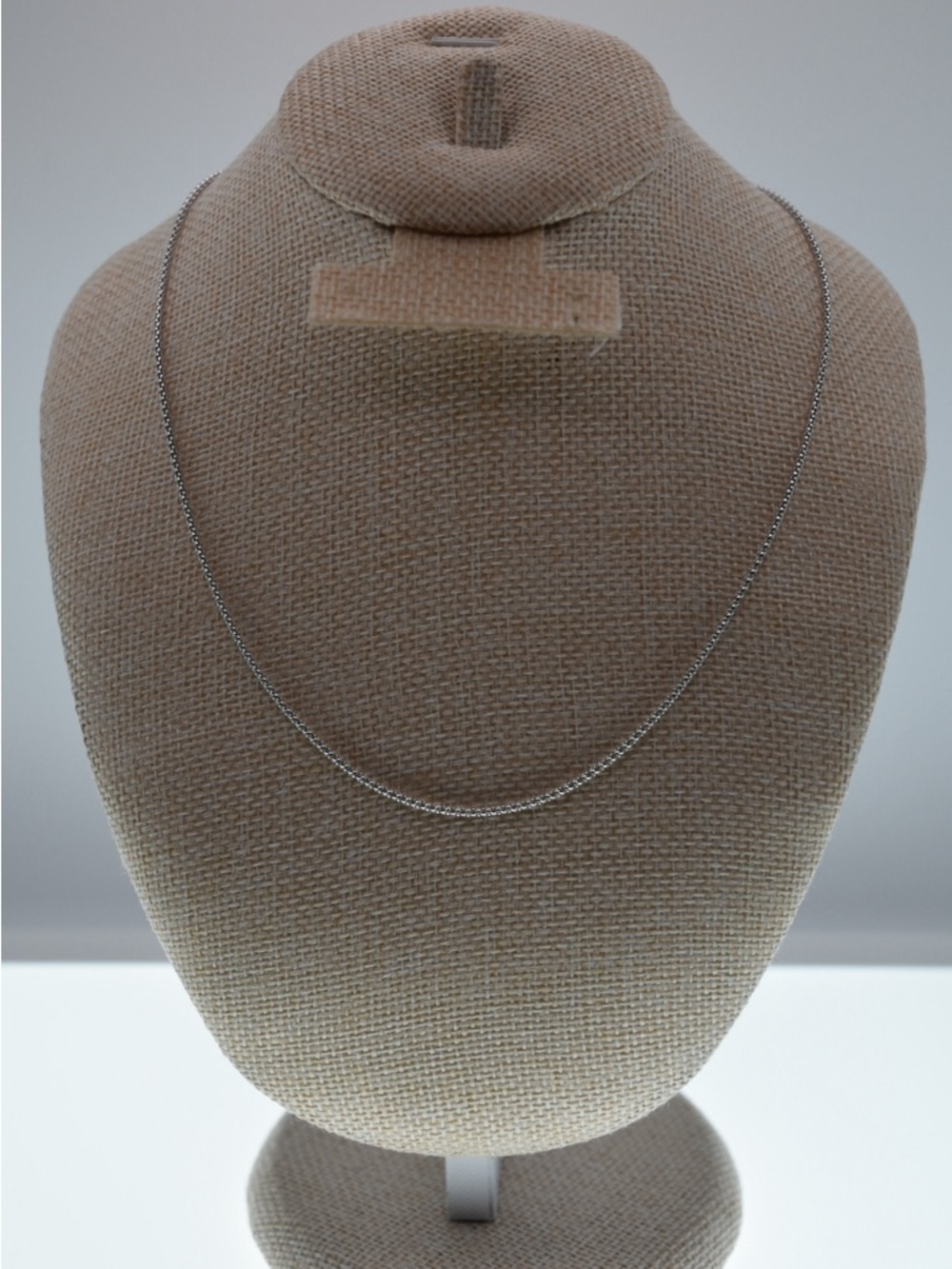 Frieda Rothman Vault Sterling Silver Fine Rope Chain Necklace - Silver
